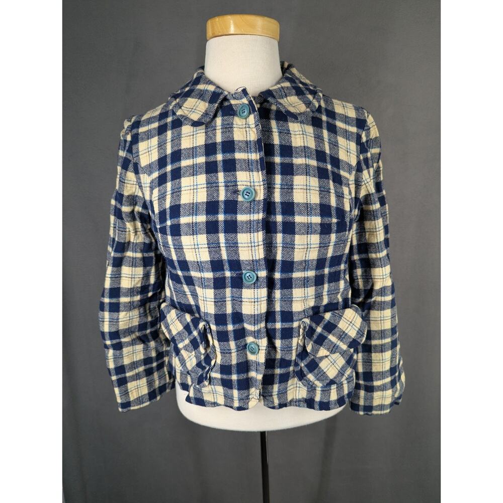 Vintage Pendleton Women’s Blazer Size 12 Plaid Jacket Wool